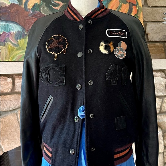 Coach Classic Varisty Jacket  size 0 - Picture 2 of 2
